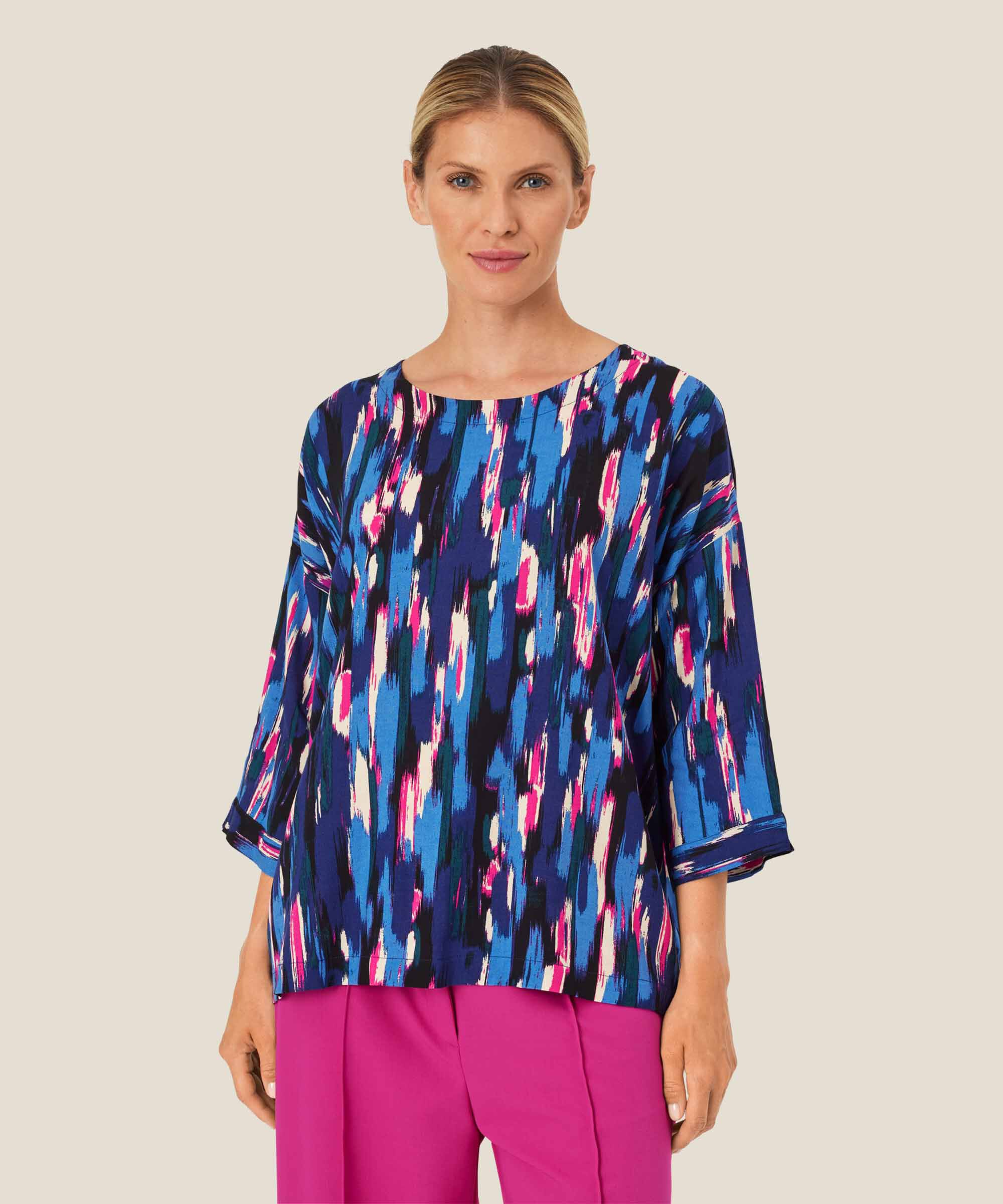Becca Blouse, Federal Blue