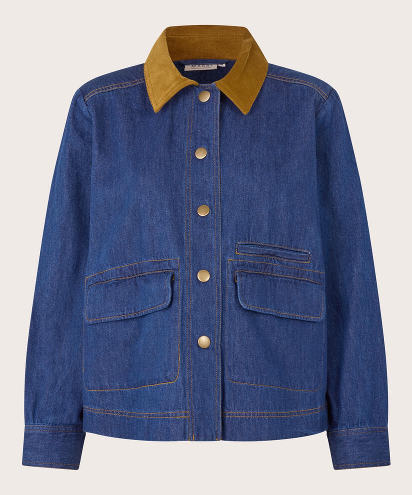 Julemi Denim Jacket, Dark Denim