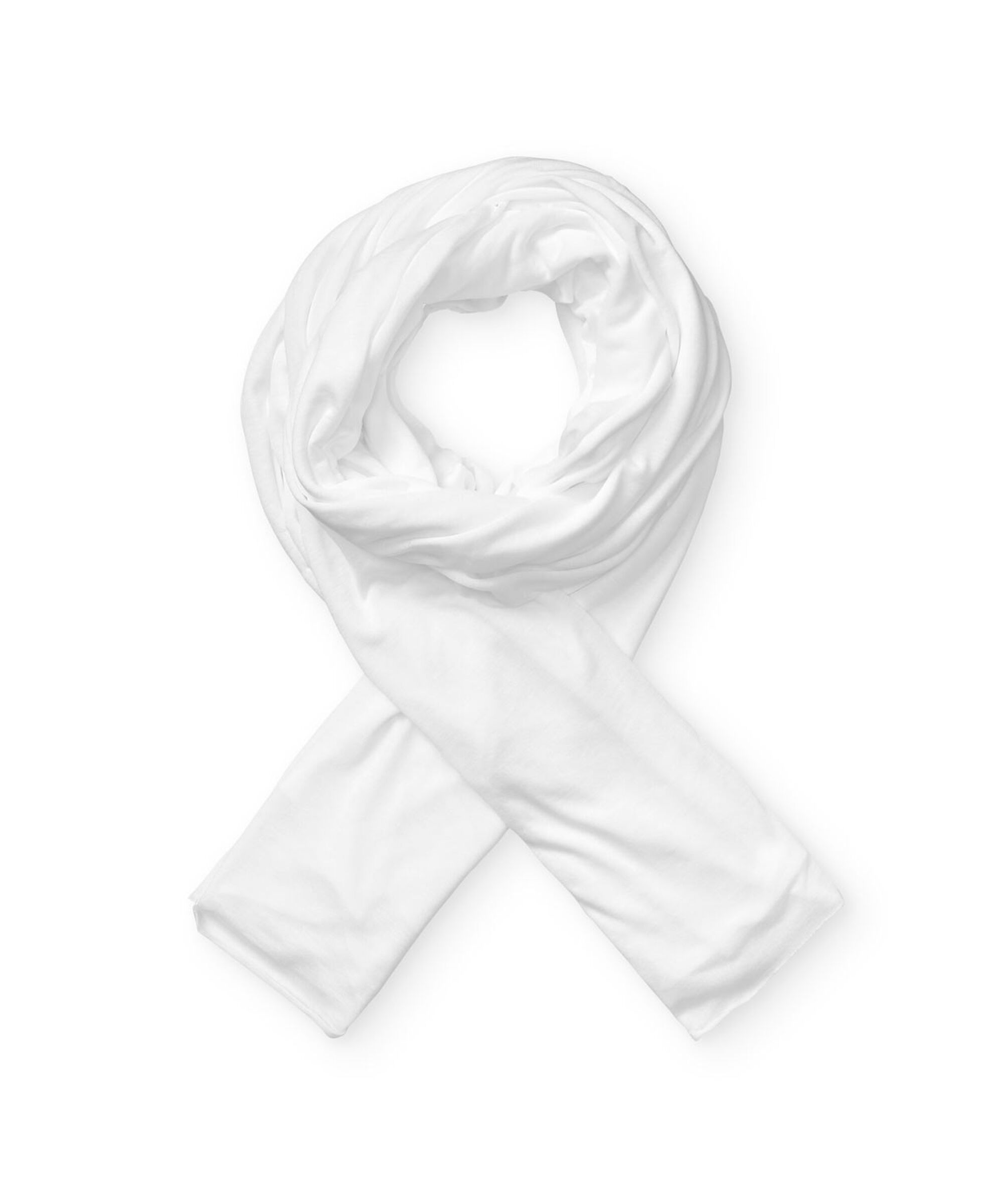 Amega JERSEY Scarf, White