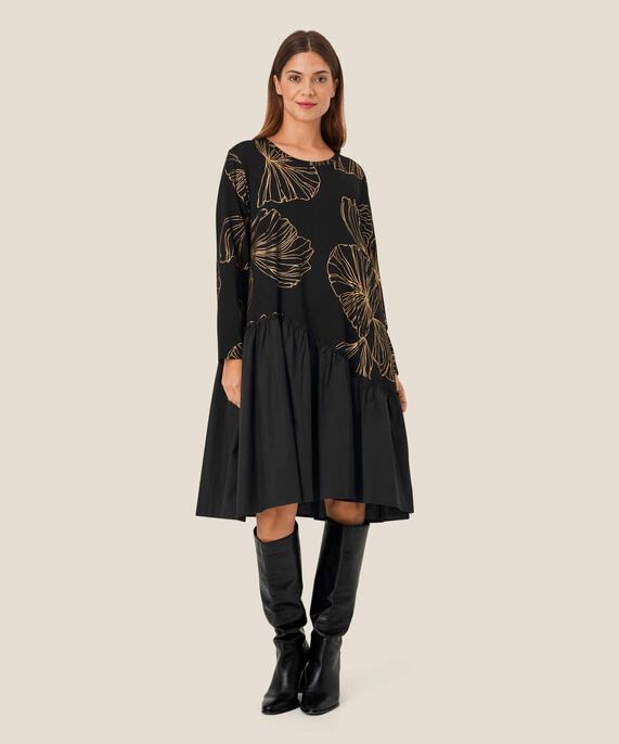 Nellina JERSEY Dress, Gold