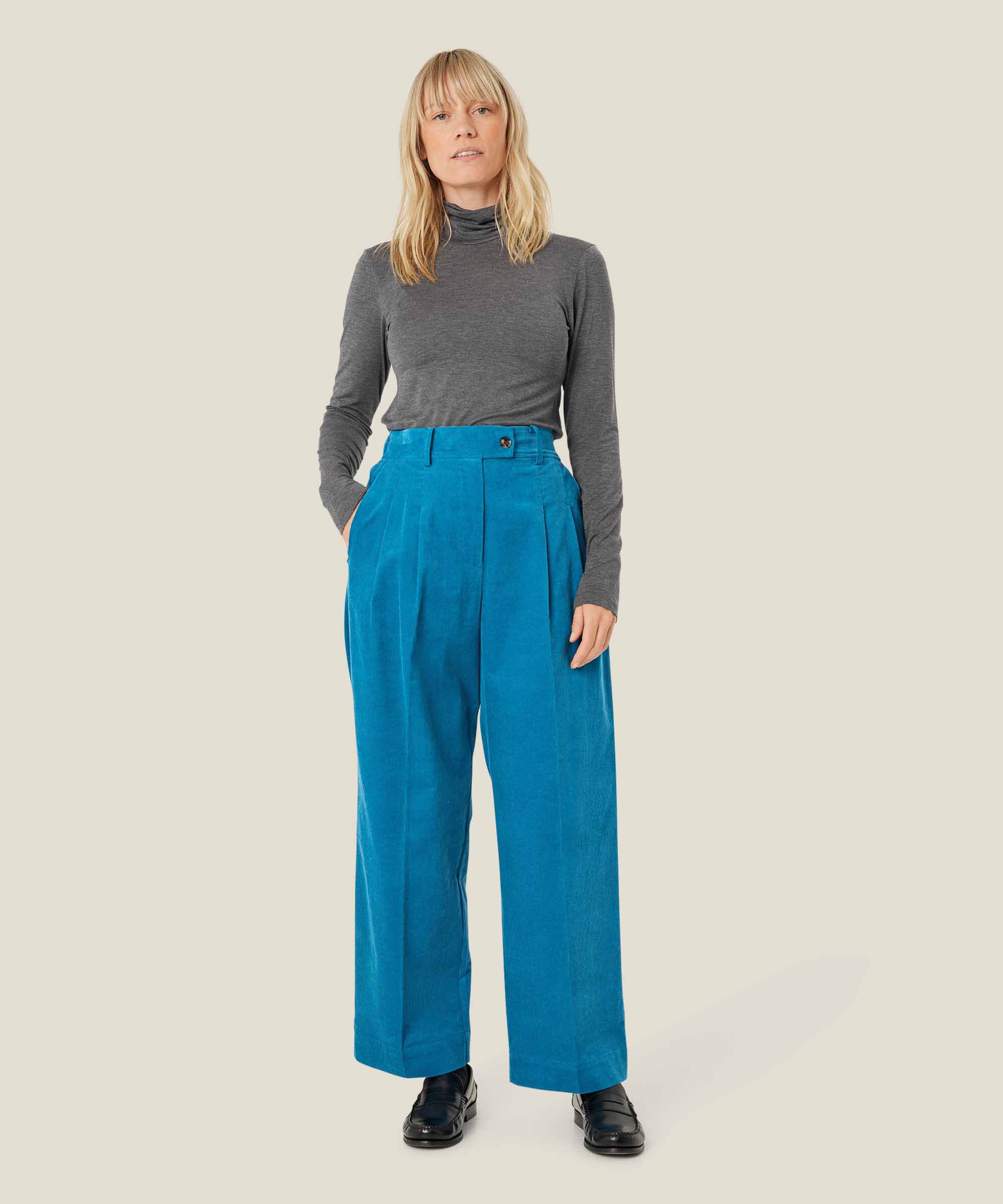 Brooklyn JERSEY Top, D. Grey mel.