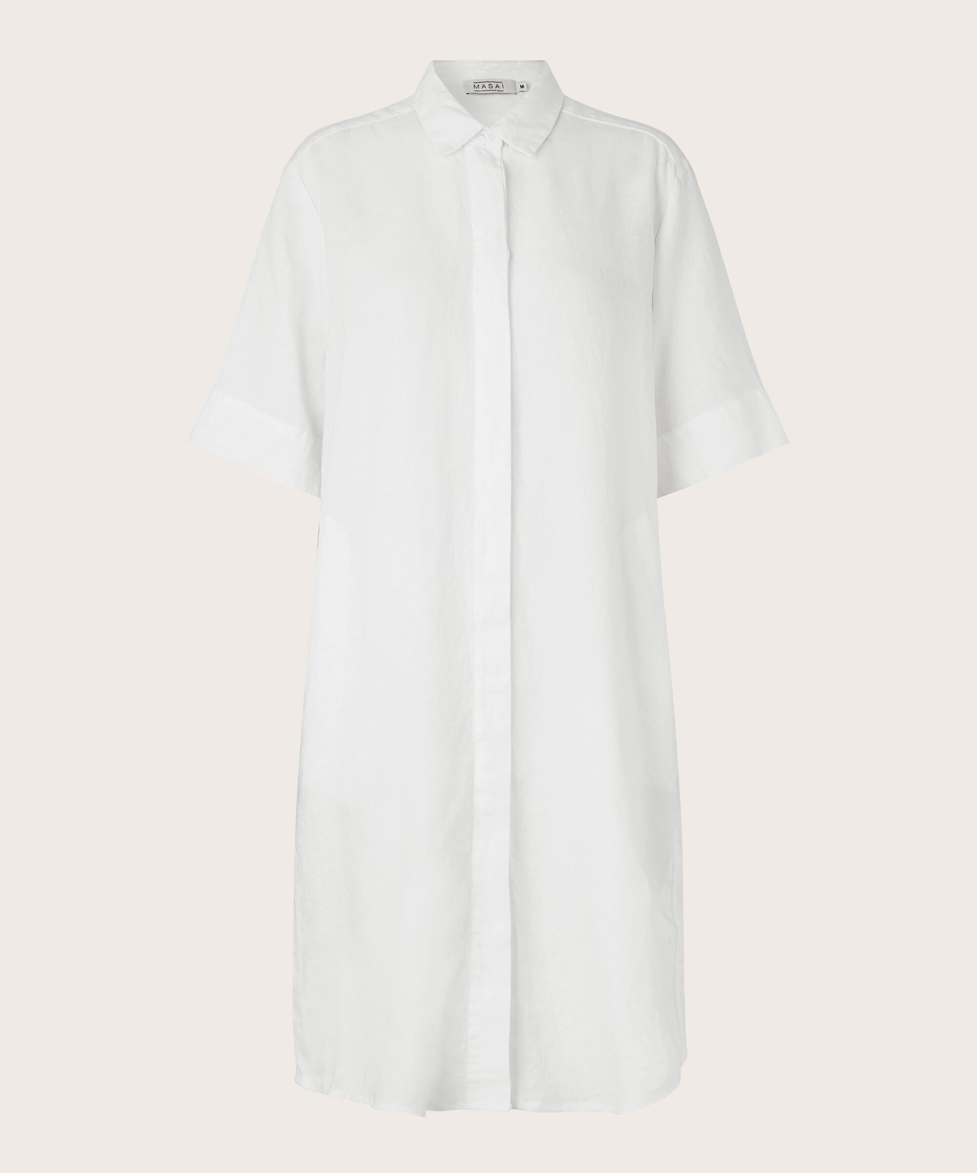 NYKOLIA SHIRT DRESS, White
