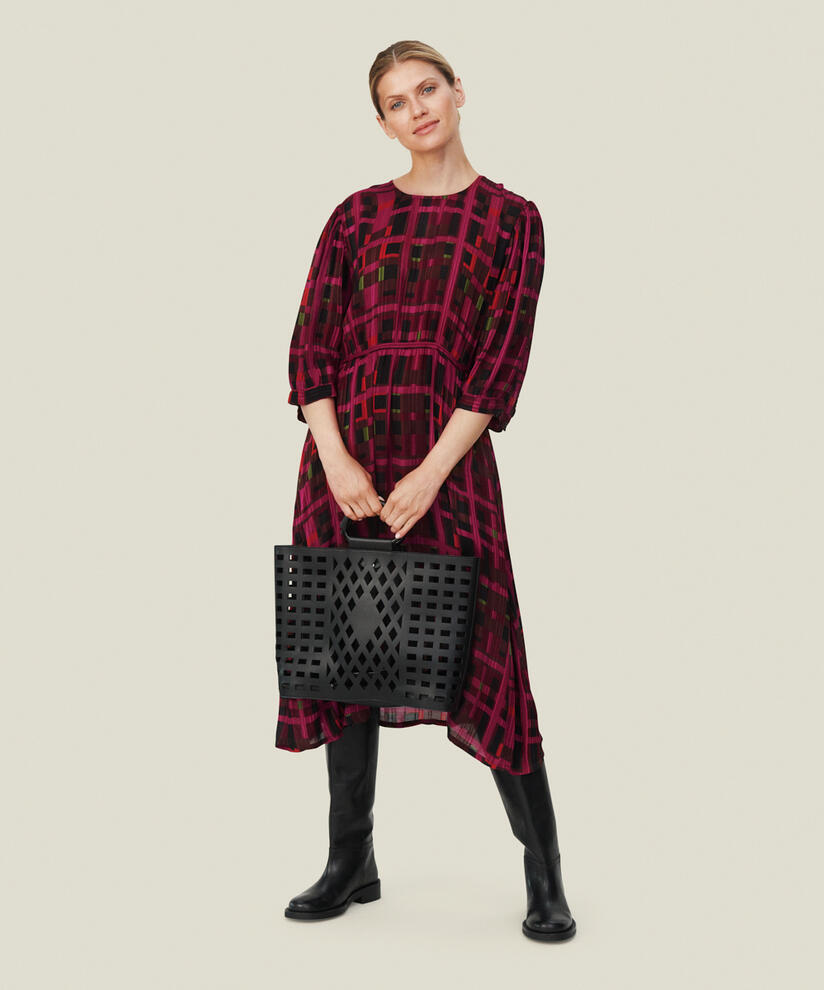 NESTALLA DRESS, Sangria