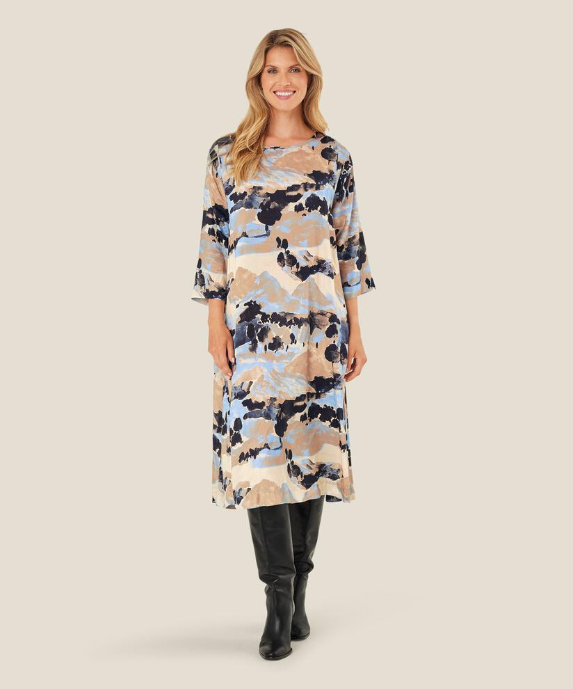 Nabia dress, Steel Grey