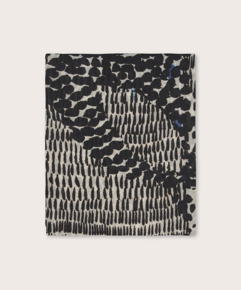 Amosai Wool Scarf, Black