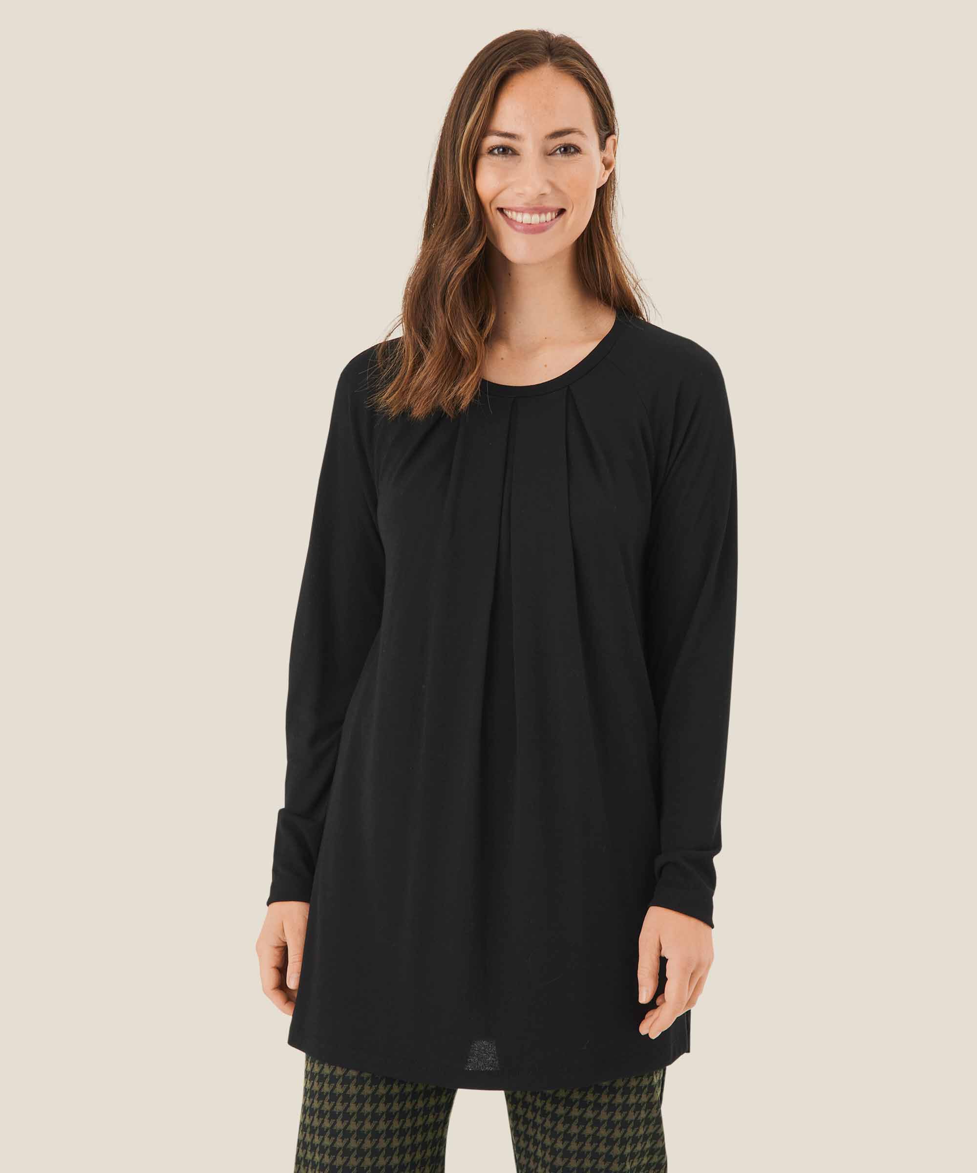 Gisela JERSEY Tunic, Black