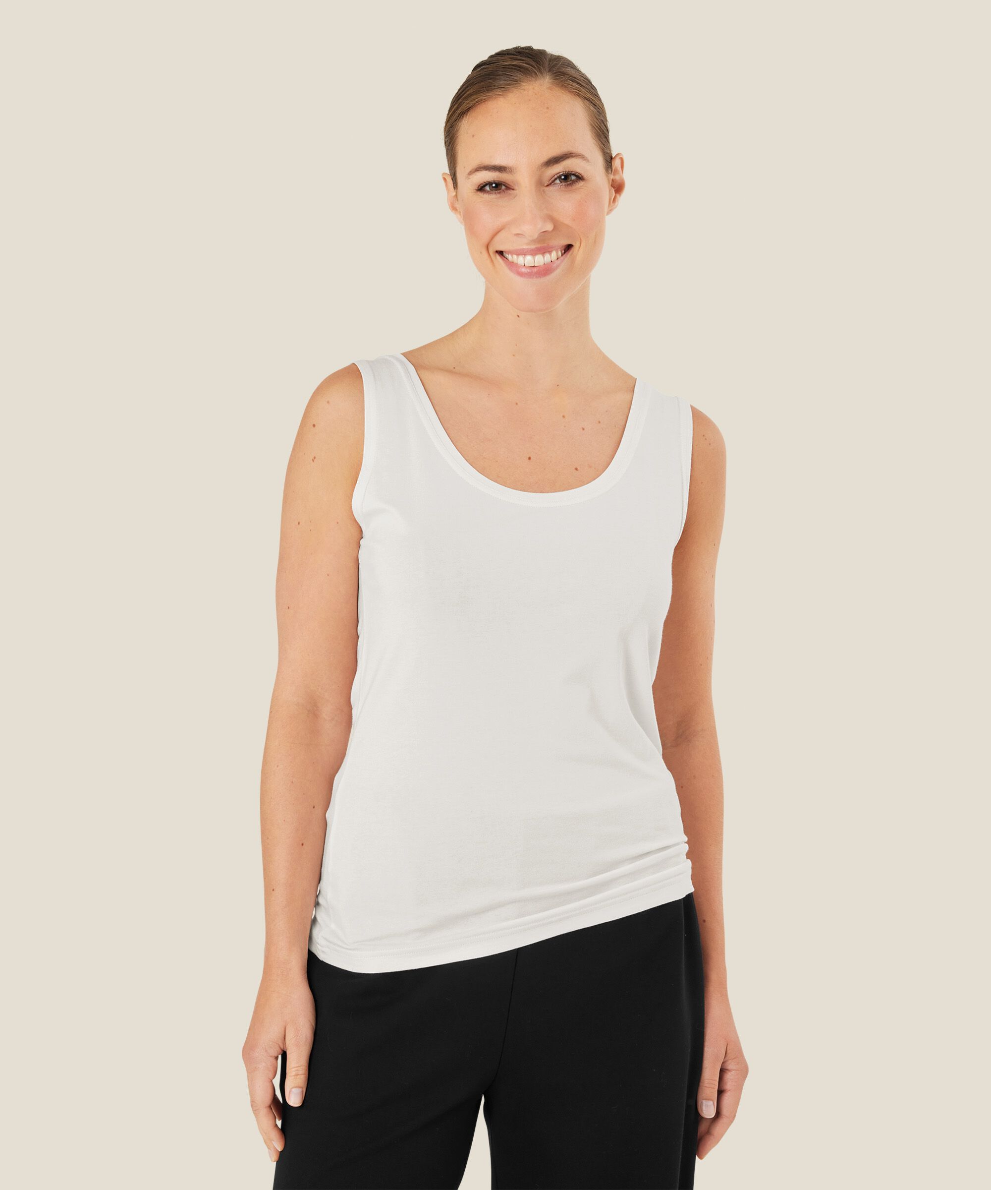 Els JERSEY Top, Cream