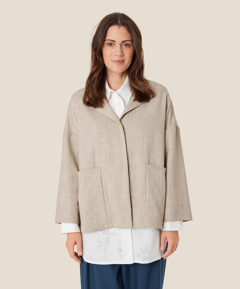 Journee Jacket, Beige melange