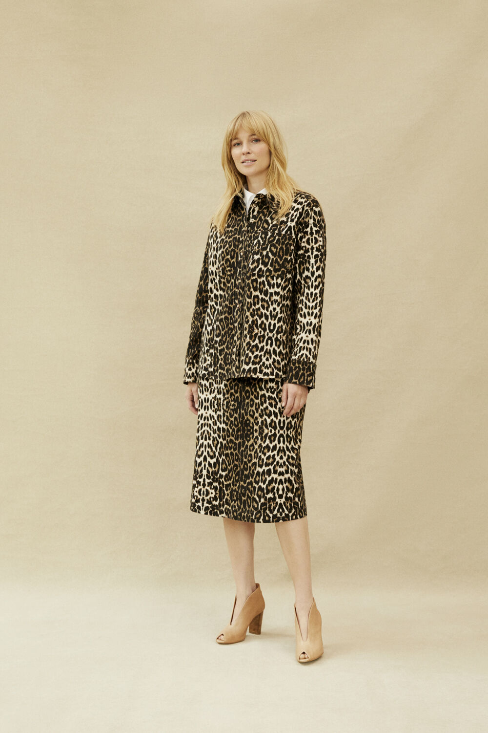 Indiba Denim Shirt - Otter, Sanelith Denim Skirt - Otter