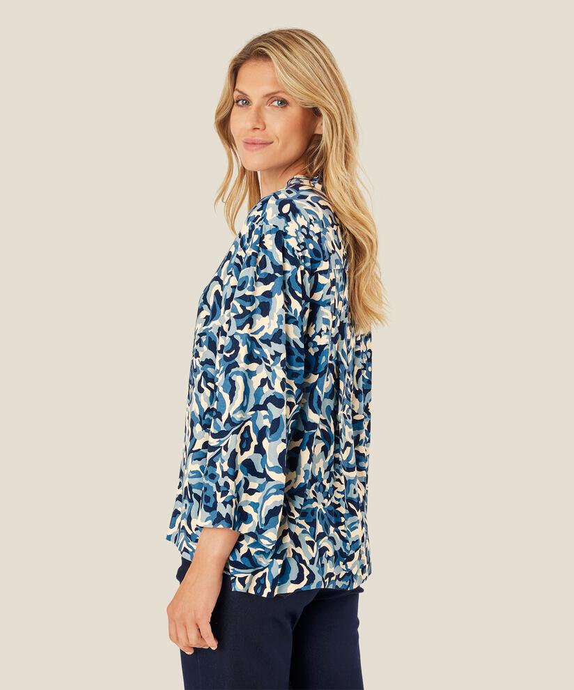 Blythea Blouse, Ashley Blue