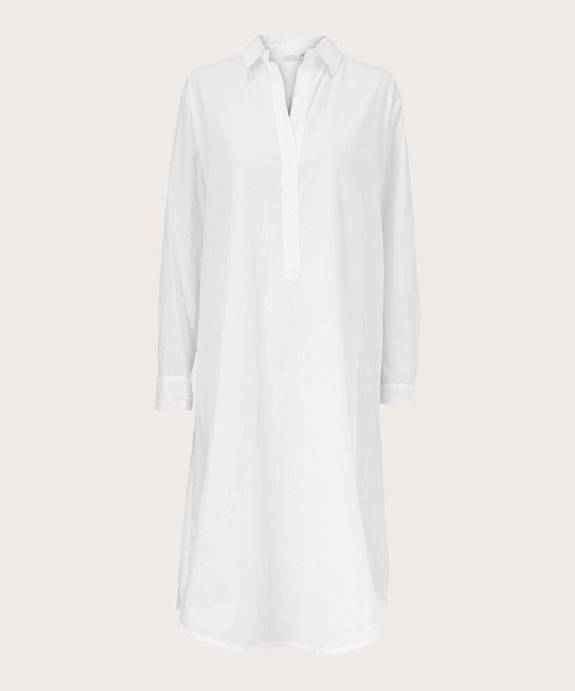 NEVA SHIRT DRESS, White