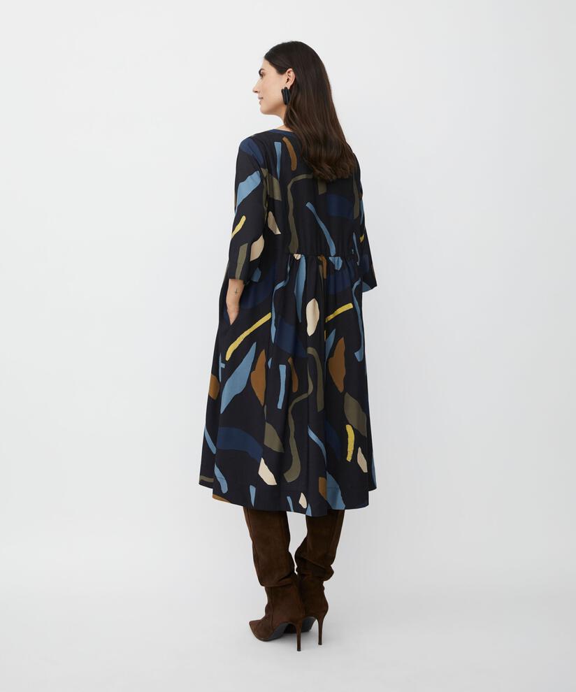Novenza Dress, Proven Blue