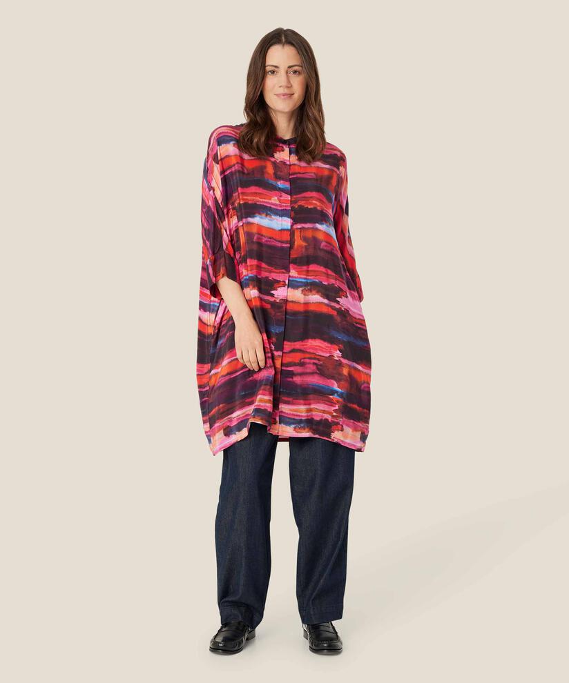 Iosetta Shirt Dress, Sun Tomato