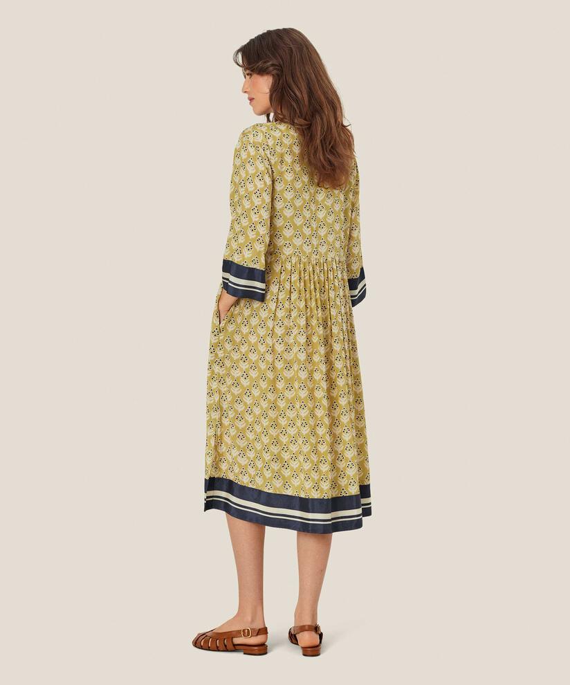 Norberta Dress, Burnish Gold