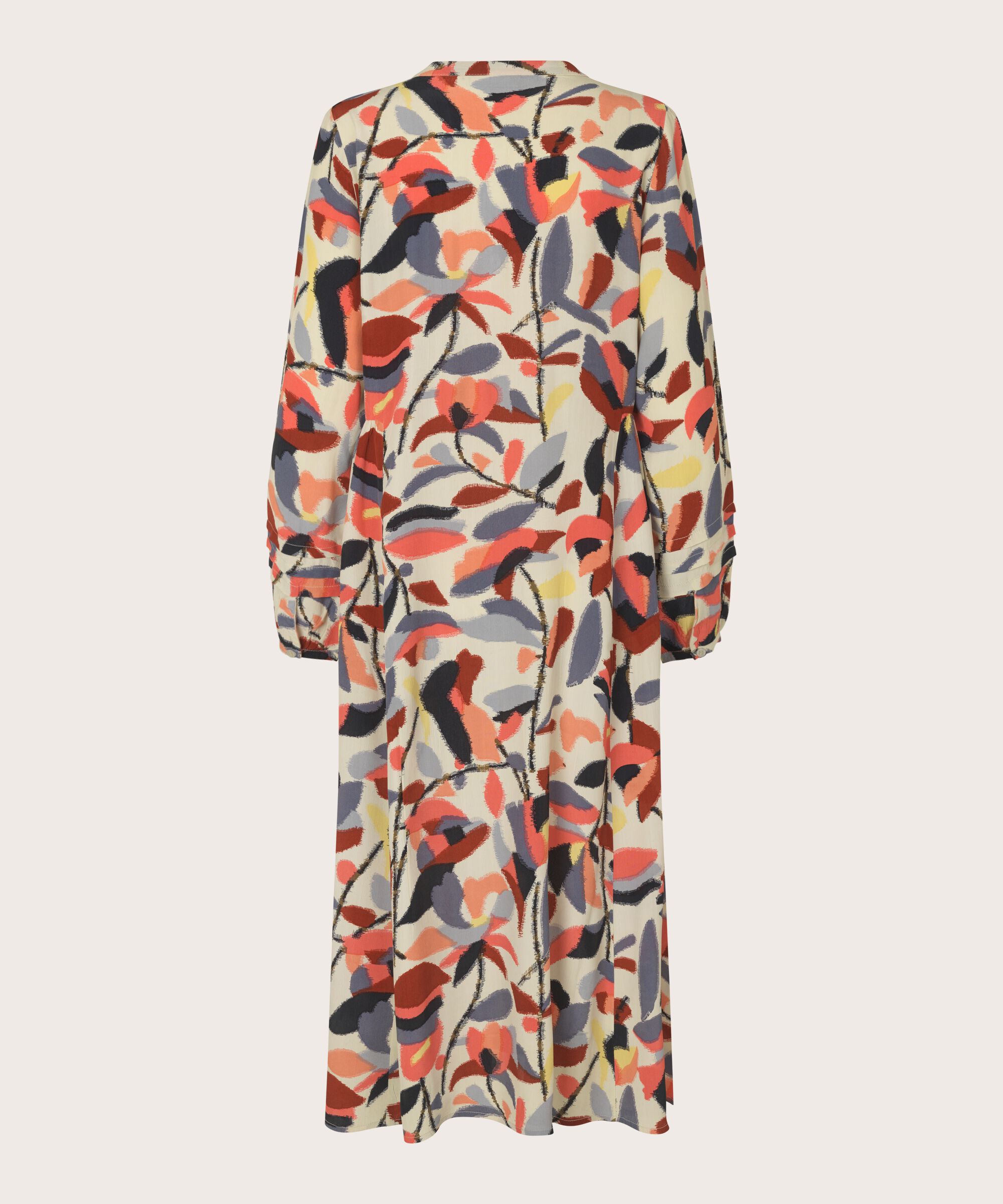 Nafia Dress, Calypso Coral