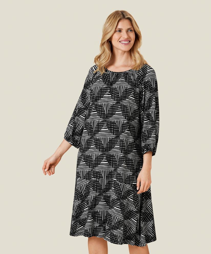 NYBELA JERSEY DRESS, Black