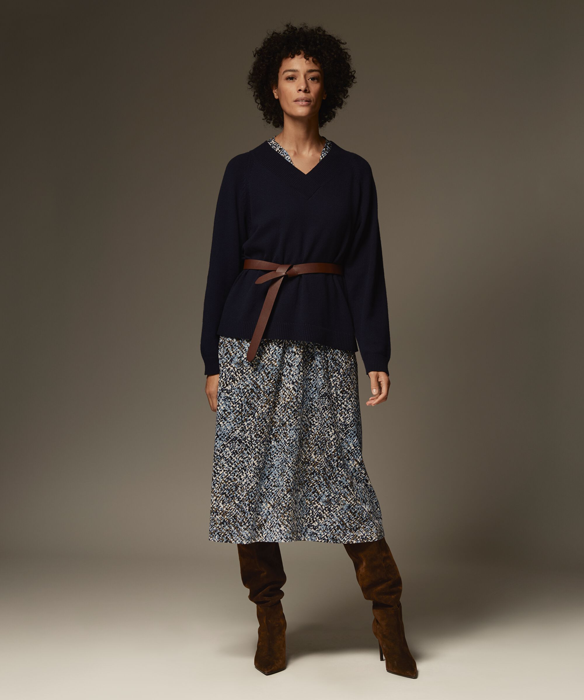 Fordane Jumper, Navy Blazer