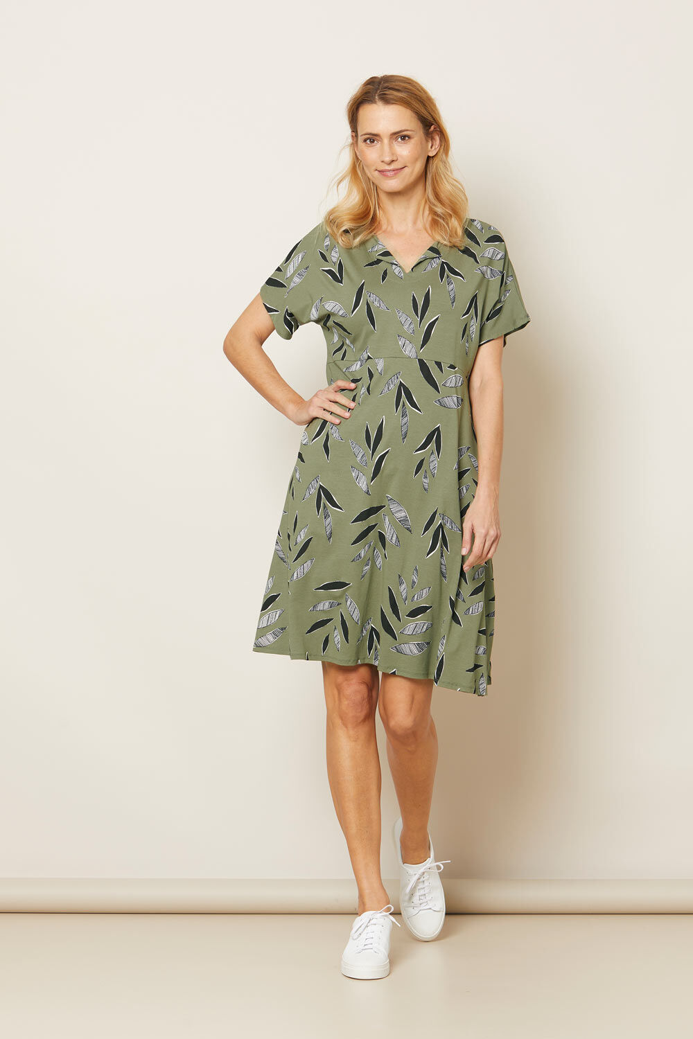 NEBALA DRESS, Olive