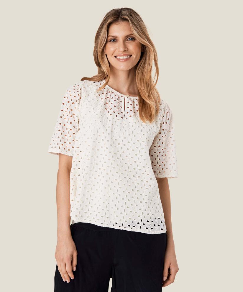 Doris Blouse, Cream