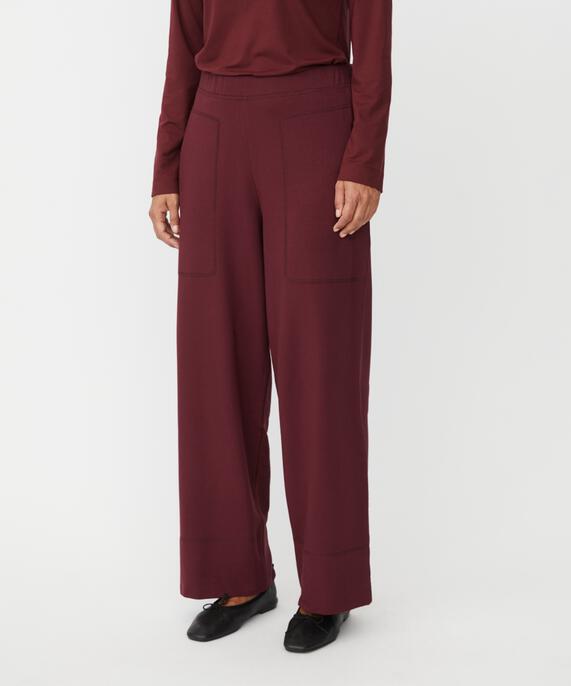Pelmora JERSEY Trousers, Tawny Port