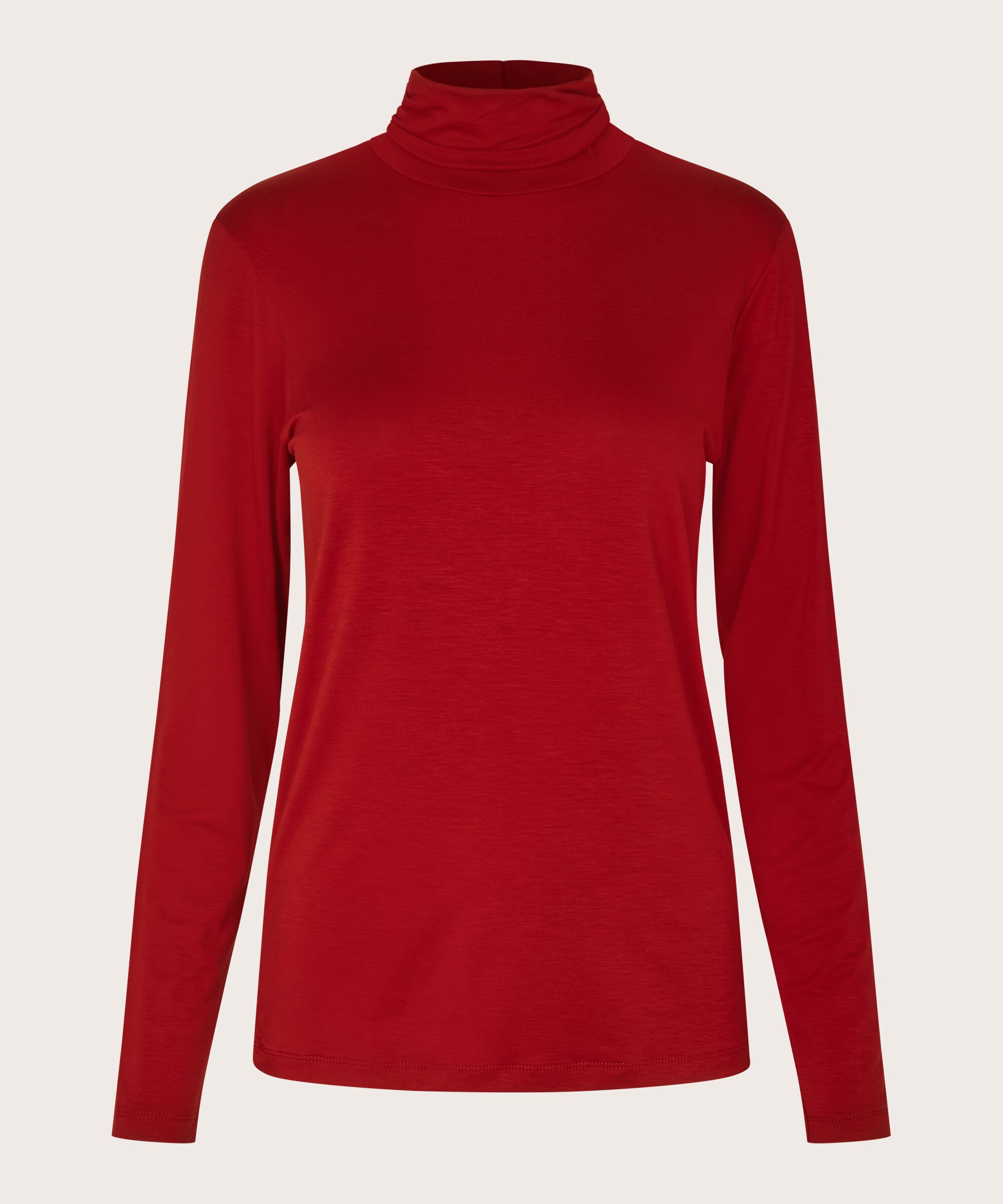 Brooklyn JERSEY Top, Red Dahlia