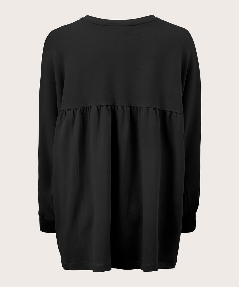 Dema Jersey Top, Black