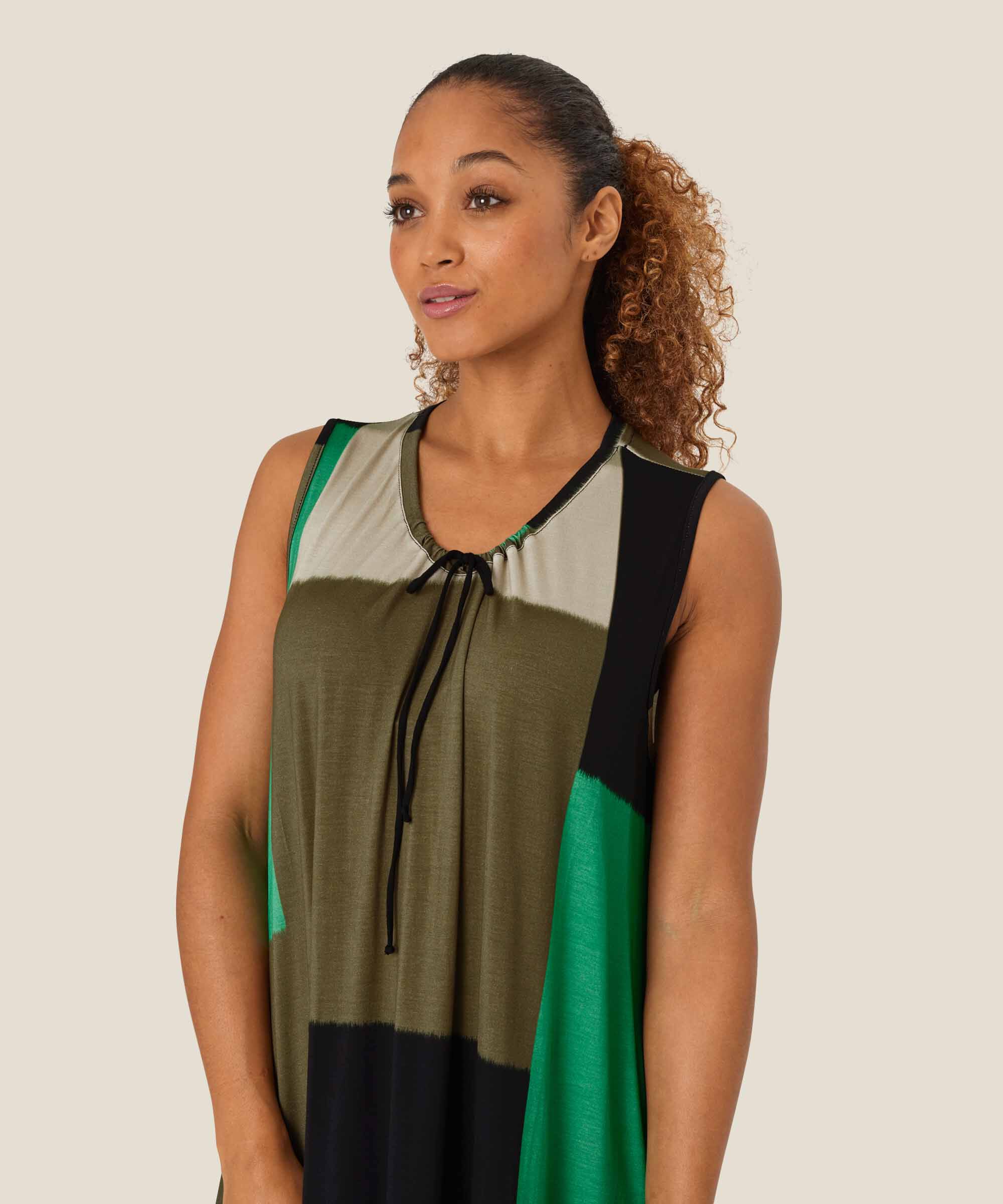 Octava JERSEY Dress, Green Spruce