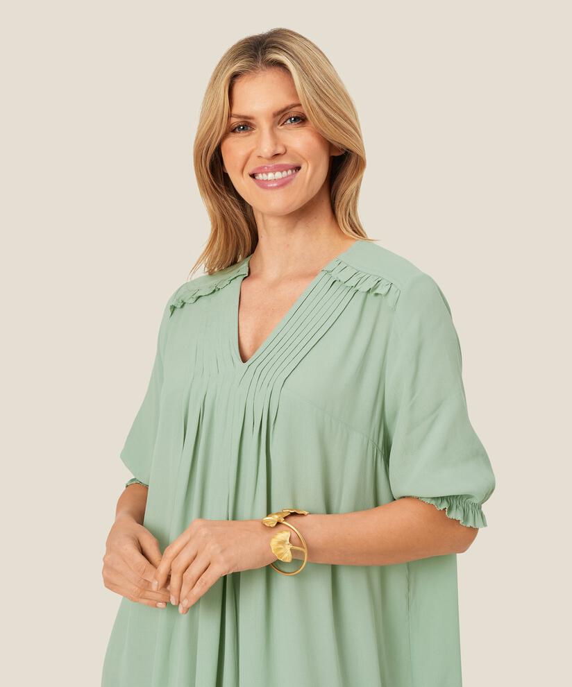 Nechana Dress, Frosty Green