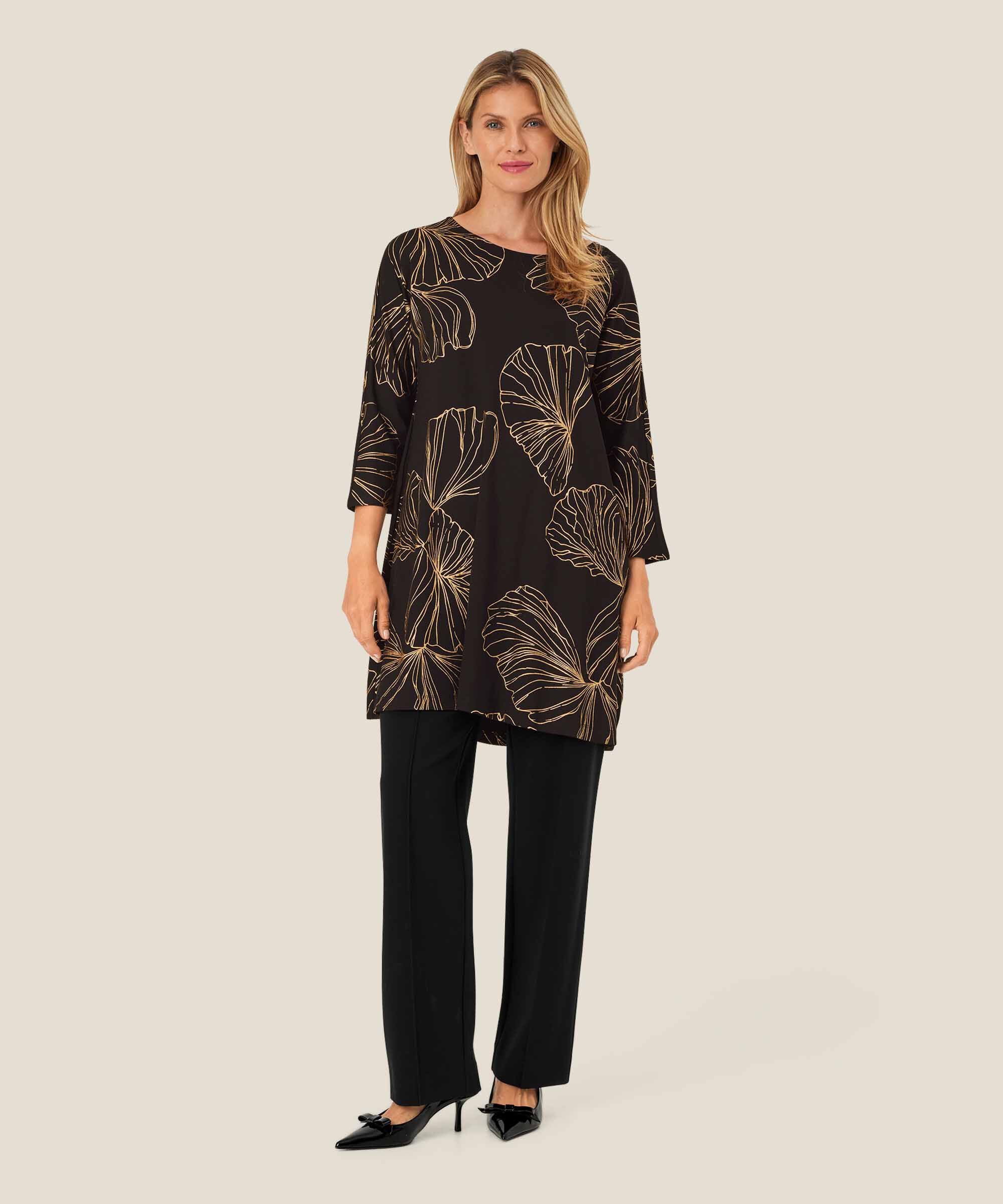 Gertine JERSEY Tunic, Gold