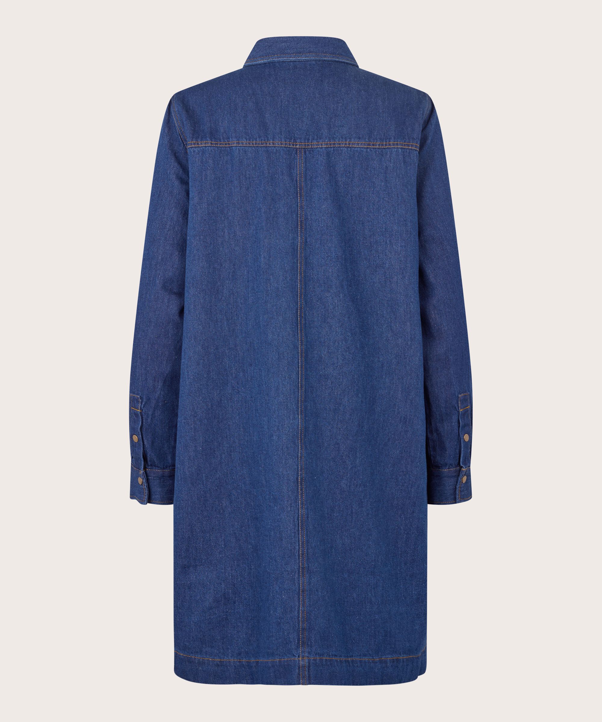 Ingelena Denim Shirt, Dark Denim