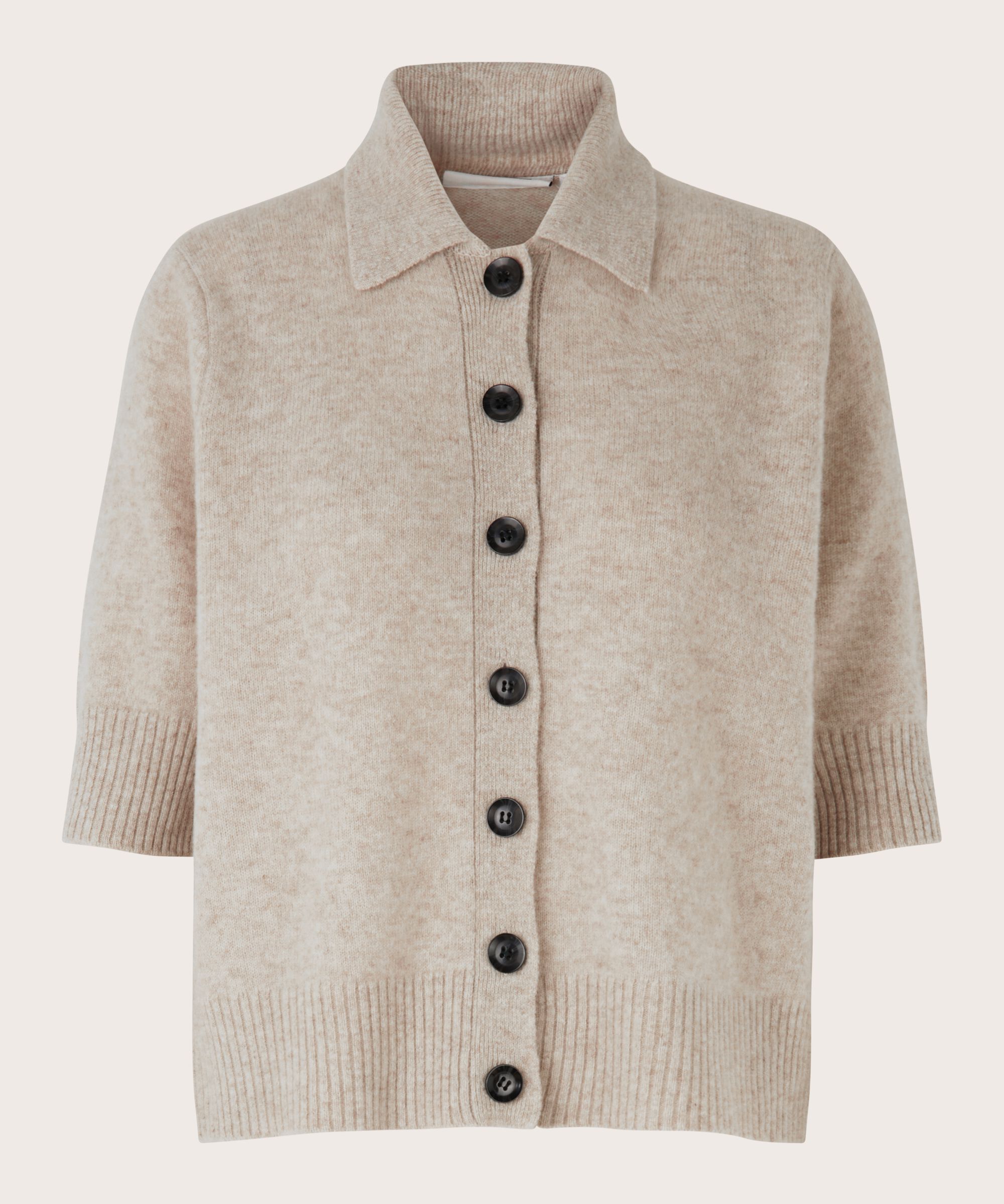 Liva Cardigan, L beige mel