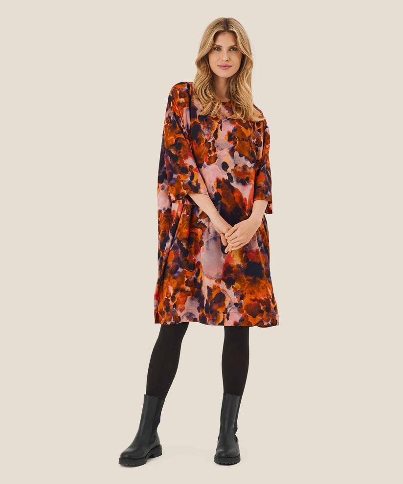 Naslana Dress, Spicy Orange