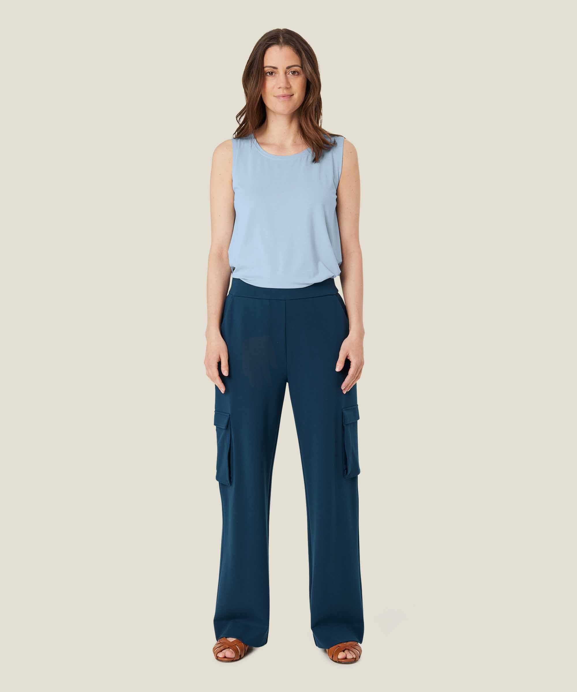 Perpetua JERSEY Trousers, Moonlit Ocean