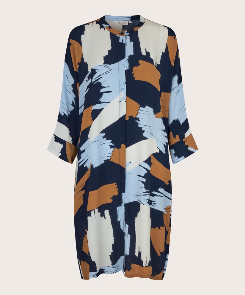 Iosetta Shirt Dress, Maritime Blue