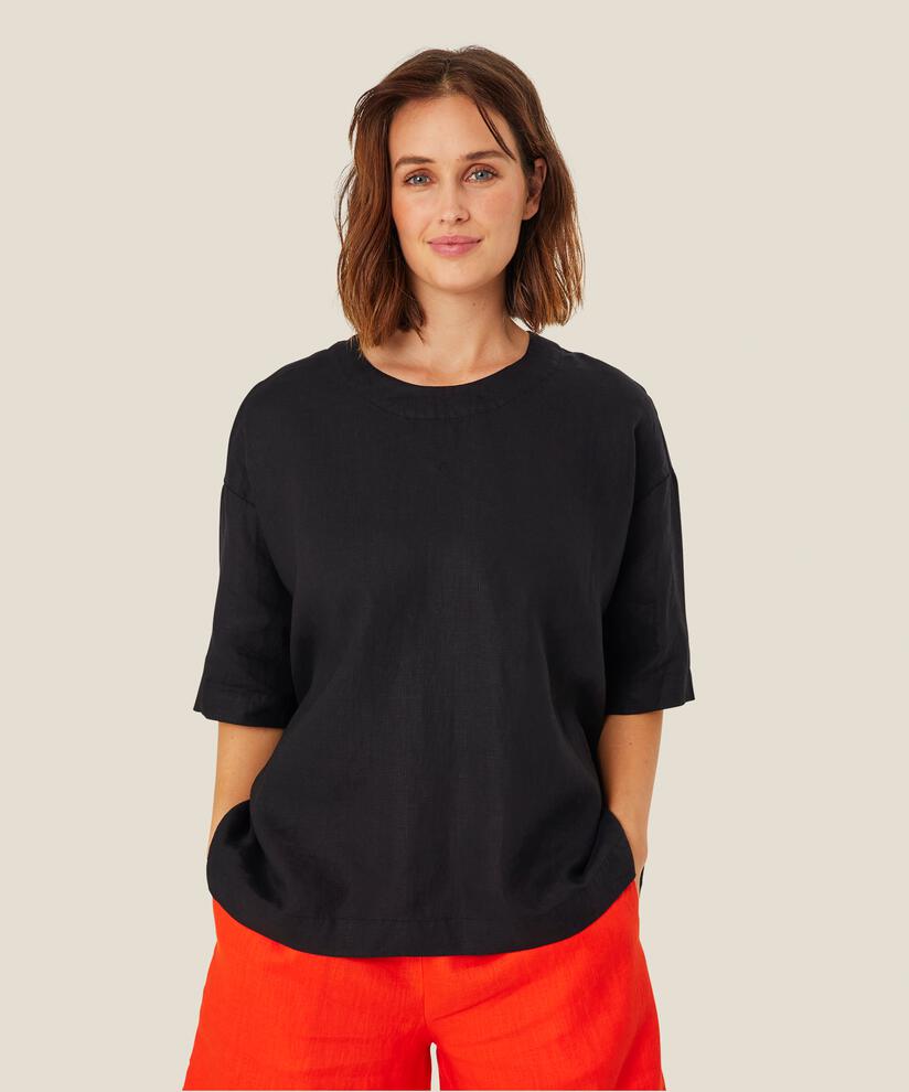 Degana Blouse, Black