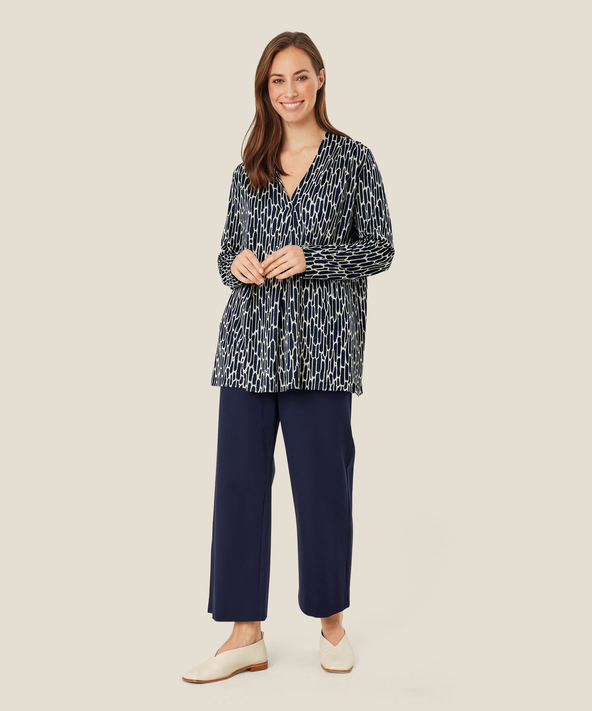 Dianu JERSEY Top, Maritime Blue