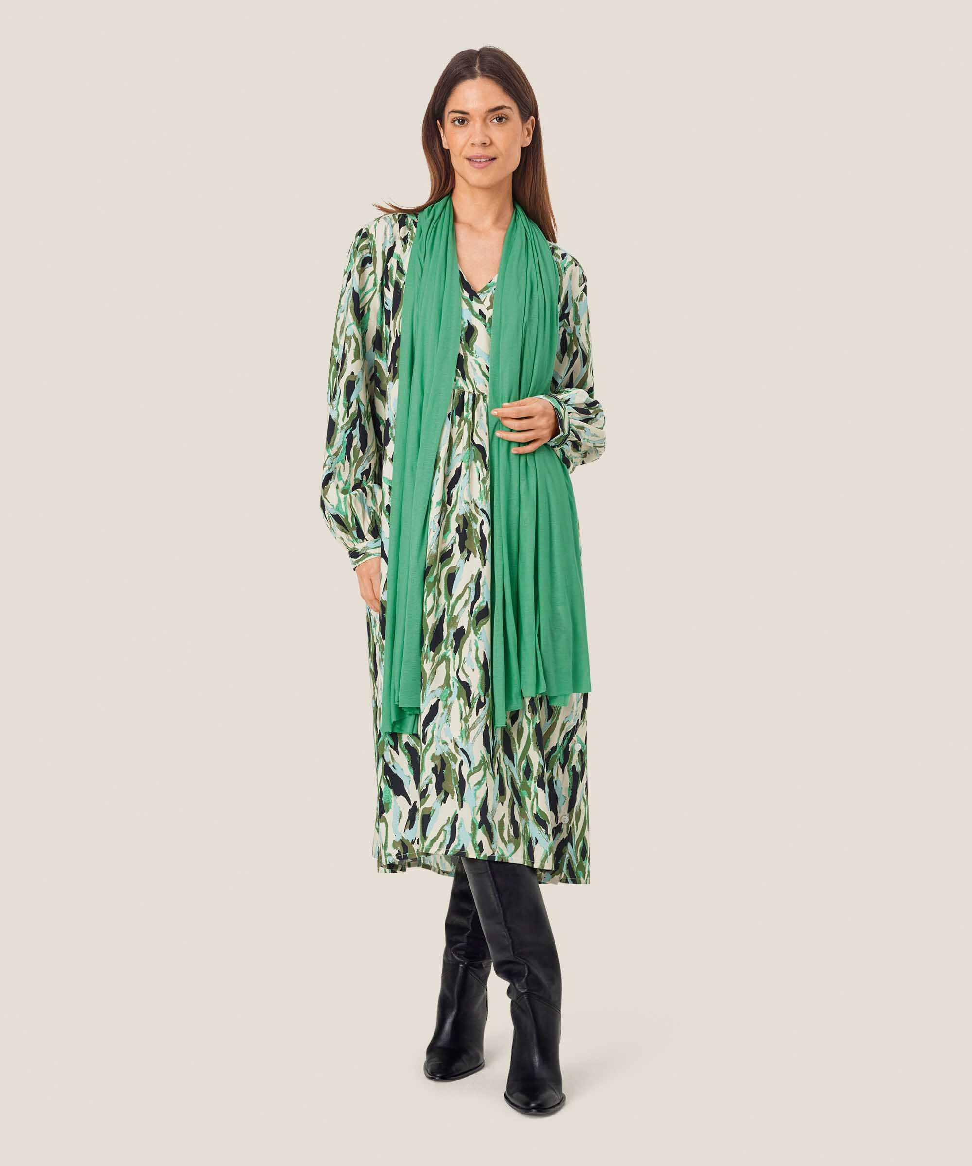 Amega JERSEY Scarf, Winter Green