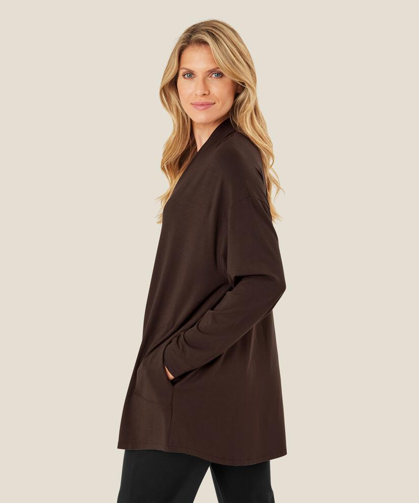 Gisan JERSEY Tunic, Coffee Bean