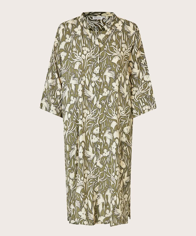 Nimes Shirt Dress, D. Lichen Green