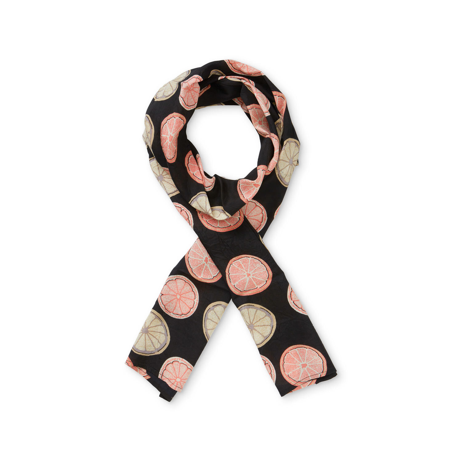 ALONG SCARF, Burnt Coral