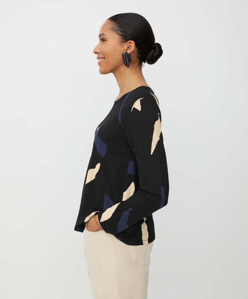 Badisna JERSEY Top, Navy Blazer
