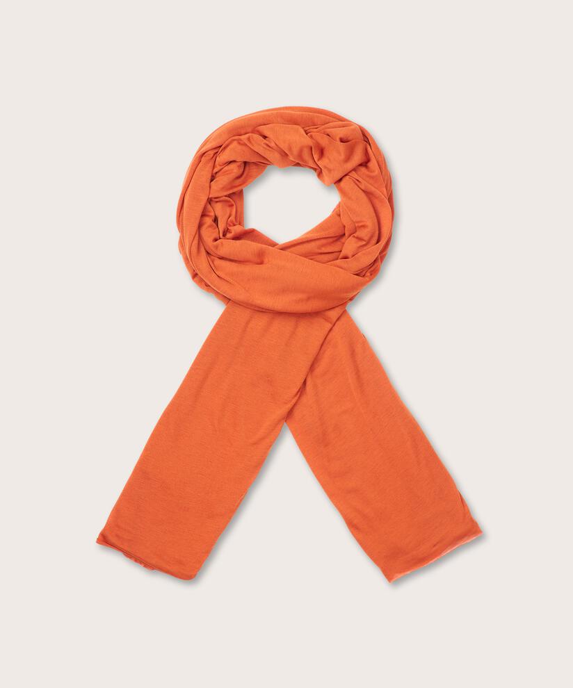 Amega Jersey Scarf, Potters Clay, hi-res