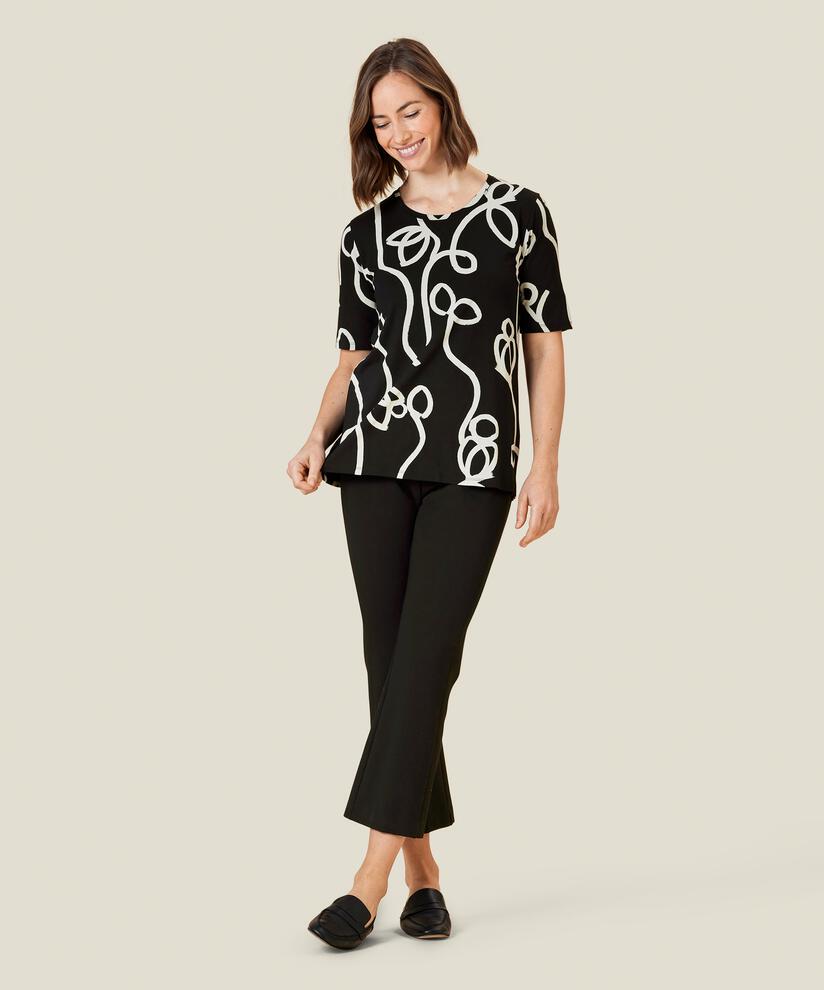 BUTTA JERSEY TOP, Black