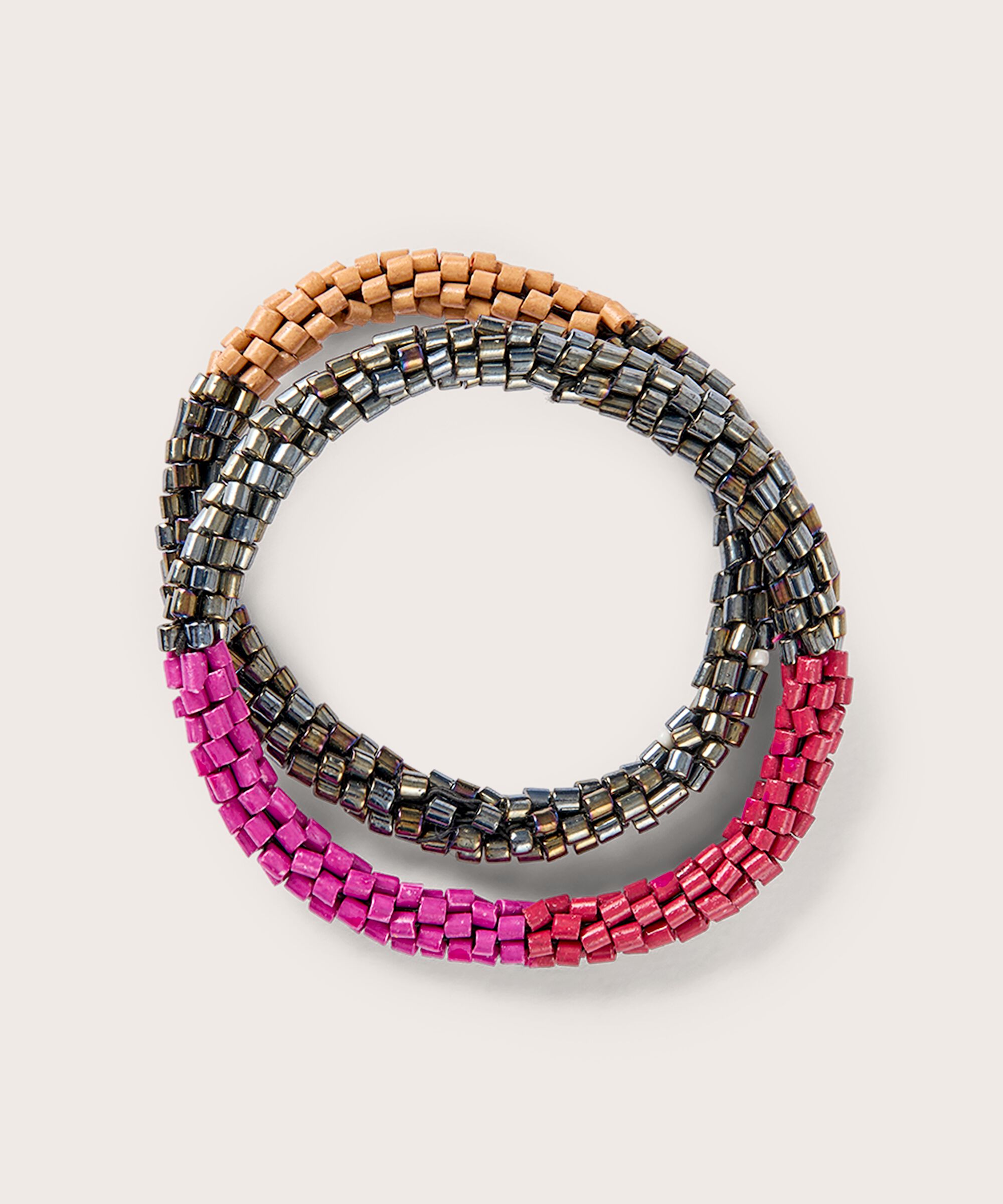 Ried Bracelet, Fuchsia Red