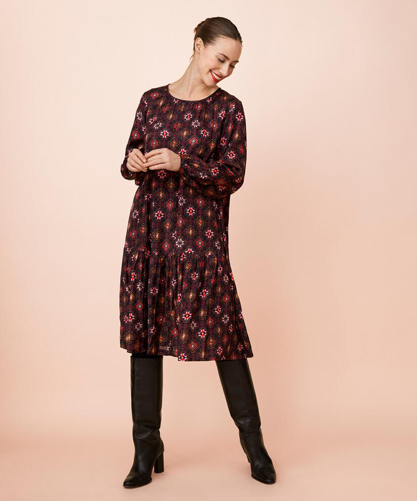 Neneha Dress, Tango Red