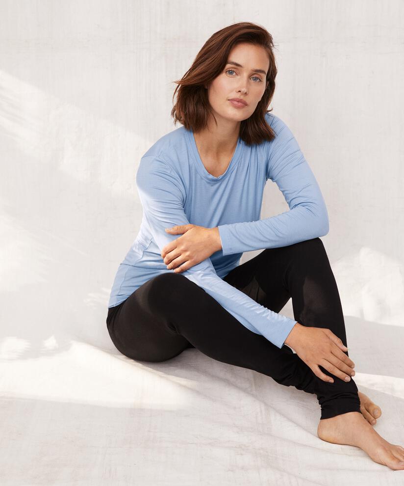 Doritla JERSEY Top, Blue Fog