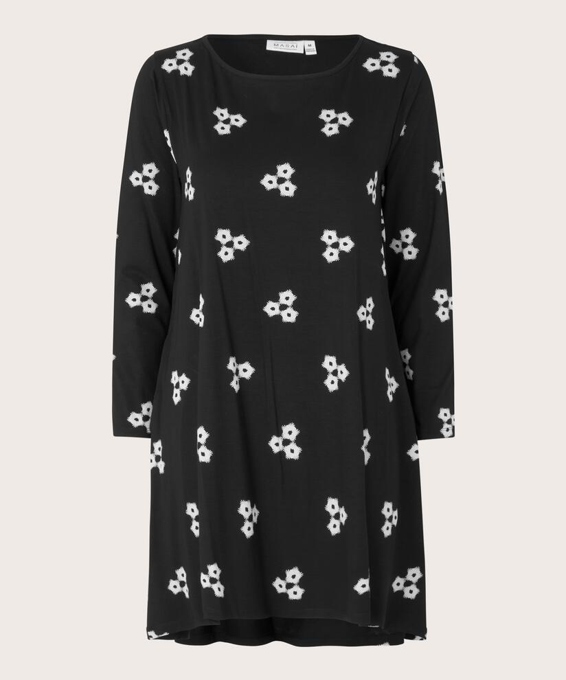 Garnette JERSEY Tunic, Black