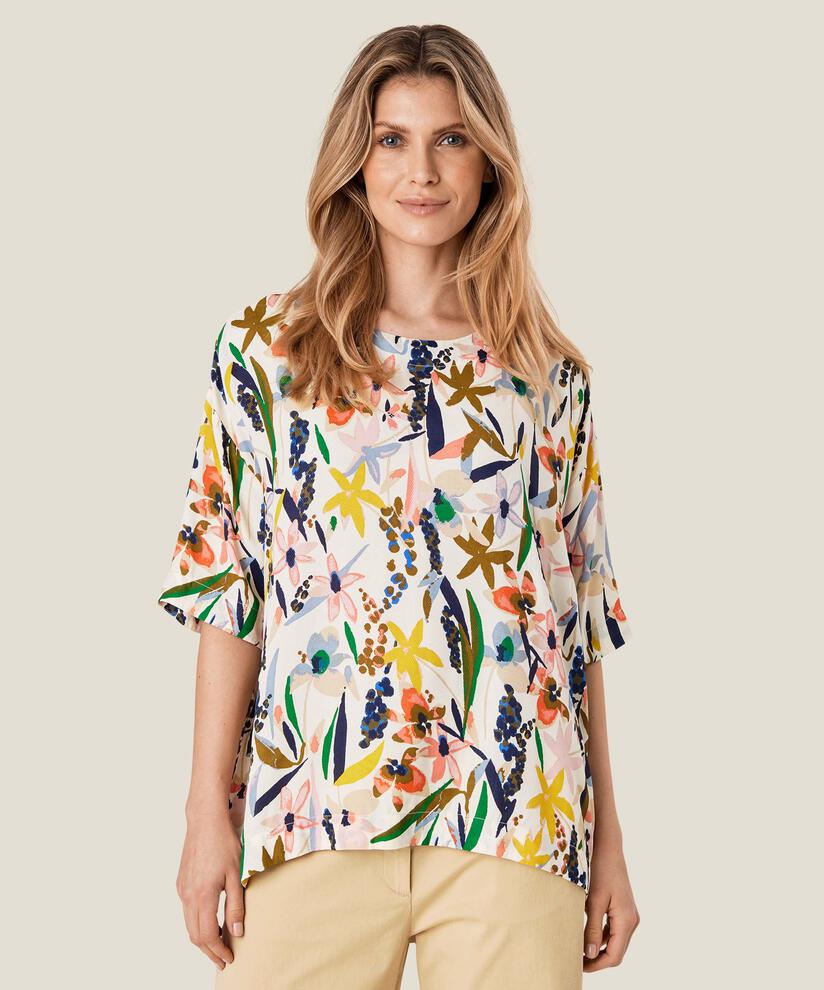 Degana Blouse, Whitecap