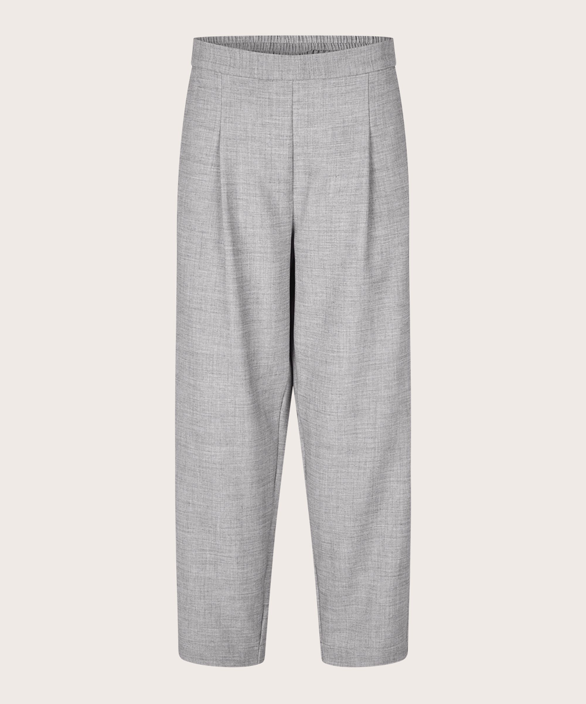 Parker Trousers, L. Grey mel.