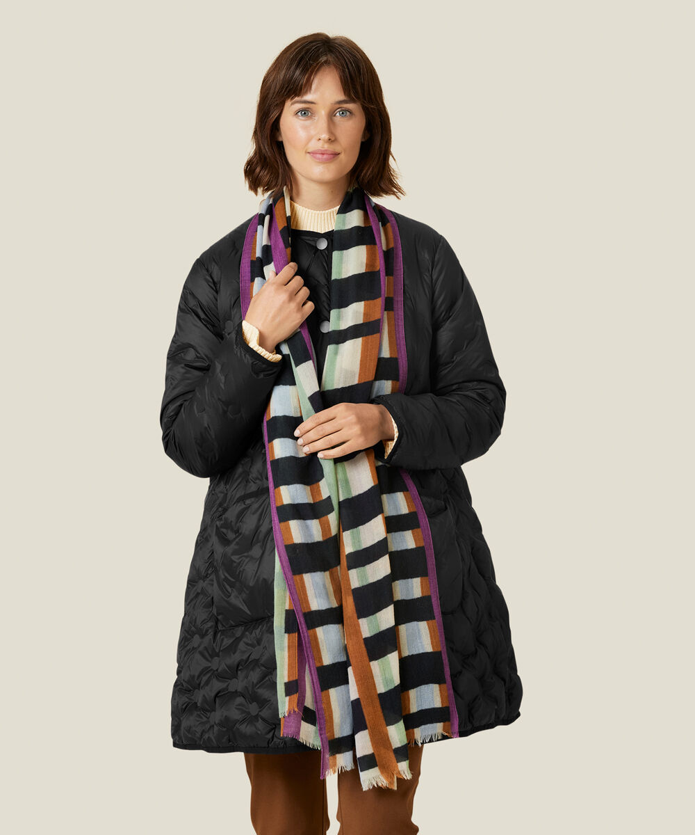 AGNUSSA SCARF, Sunset Purple